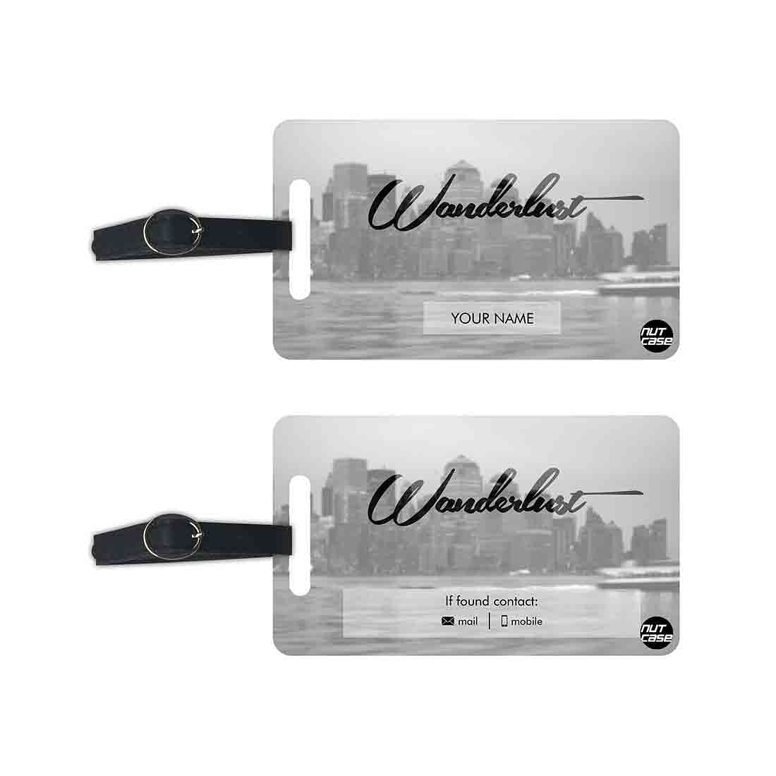 Customized Bag Luggage Tags Add Name Set of 2