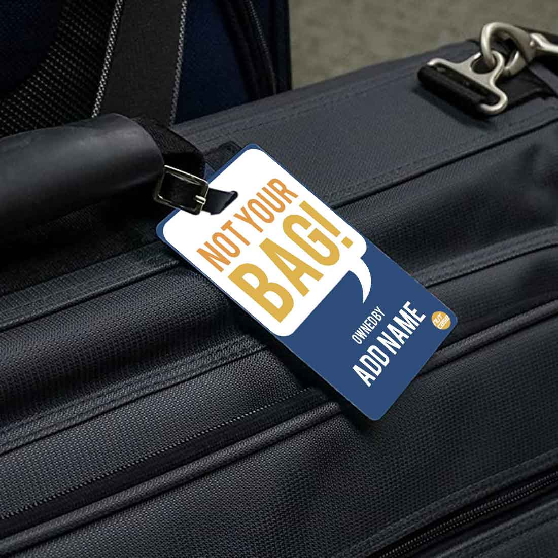 Custom Crew Luggage Tags for Identifier Name Set of 2 - Bag - Image 2
