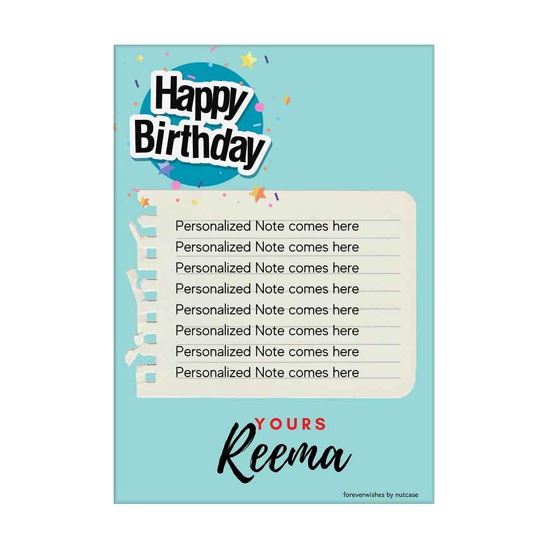 Personalized Birthday Greetings Cards for Friends - Forever 0002 - Image 2