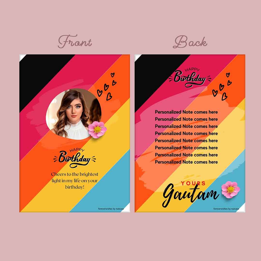 Custom Made Greeting Cards for Friends - Cheers 0003 - Image 3
