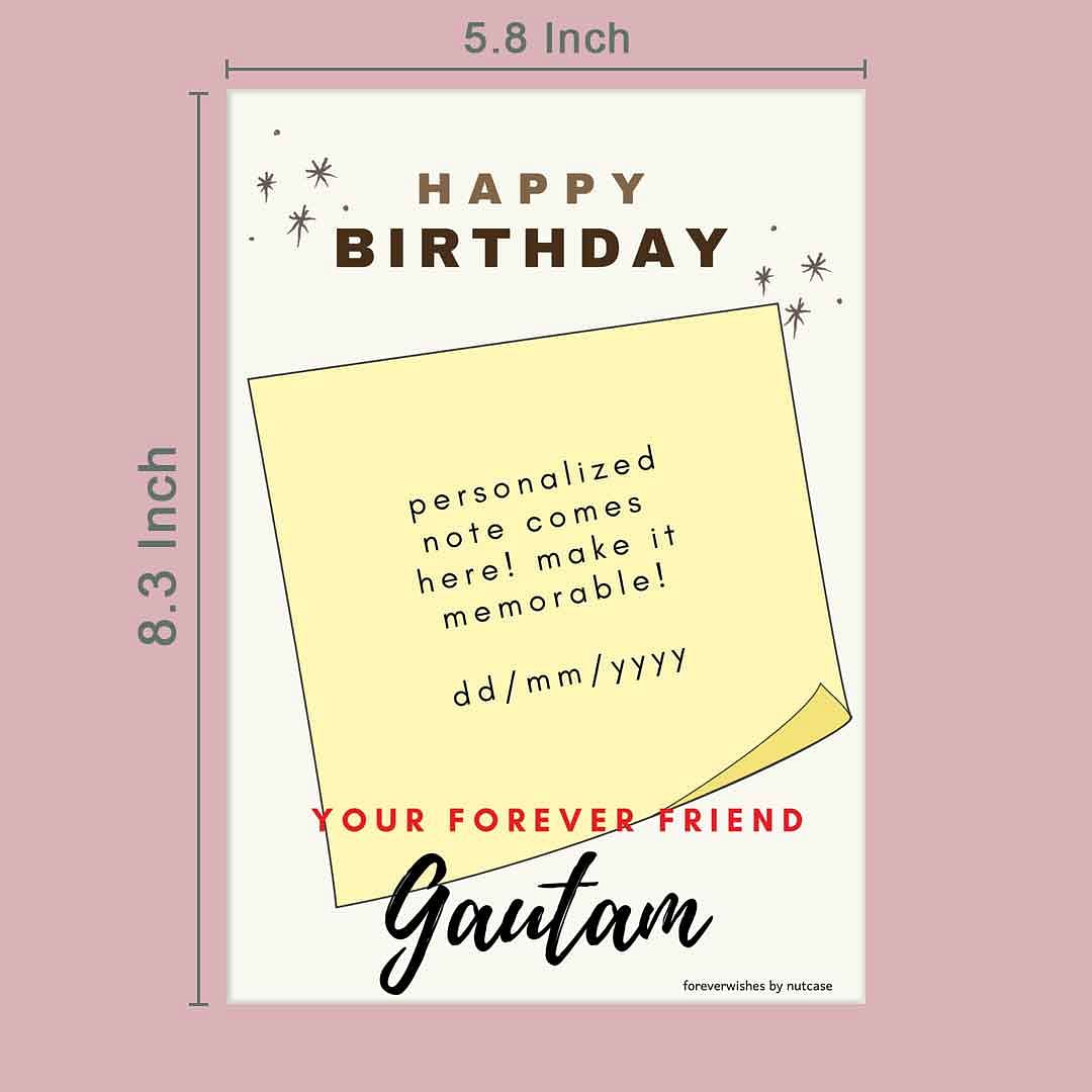Personalised Best Friend Birthday Cards - Happy Birthday 0004 - Image 5