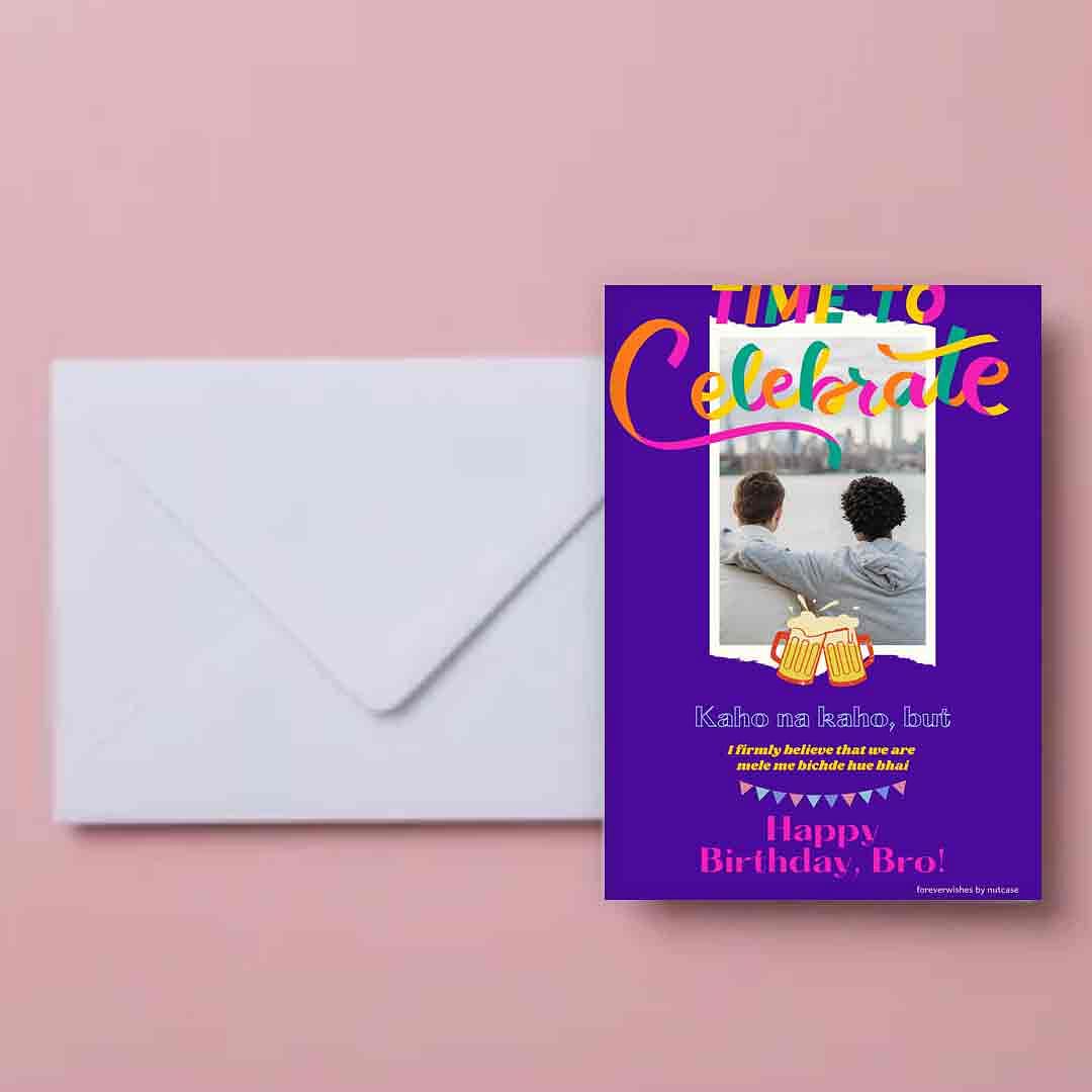 Create Birthday Card with Photo for Brother - Bro 0005 - Image 4