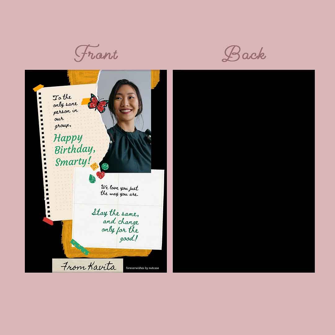 Personalized Birthday Cards for Her - Friend 0006 - Image 3