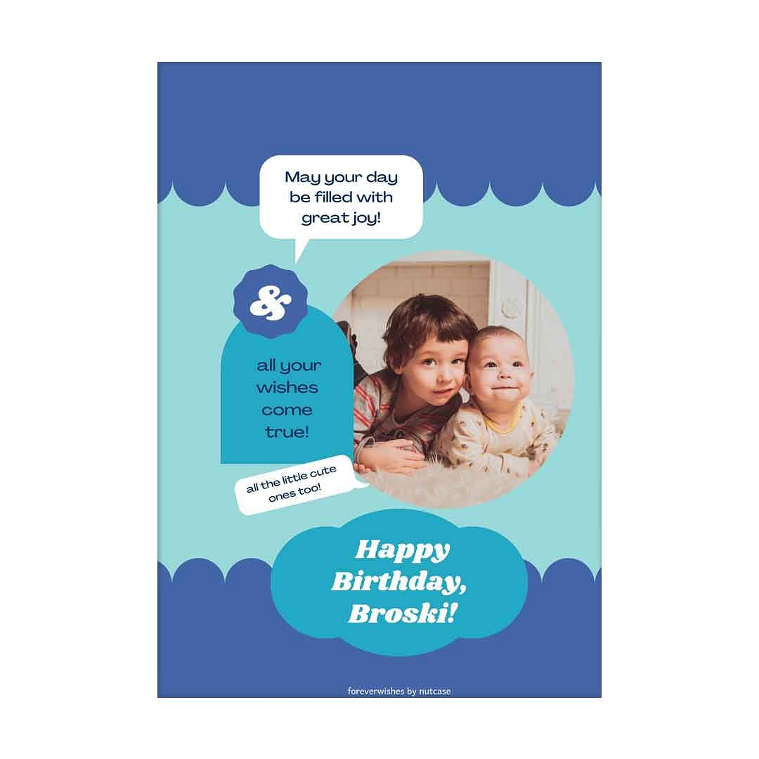 Personalized Birthday Cards for Him - Brother 0009