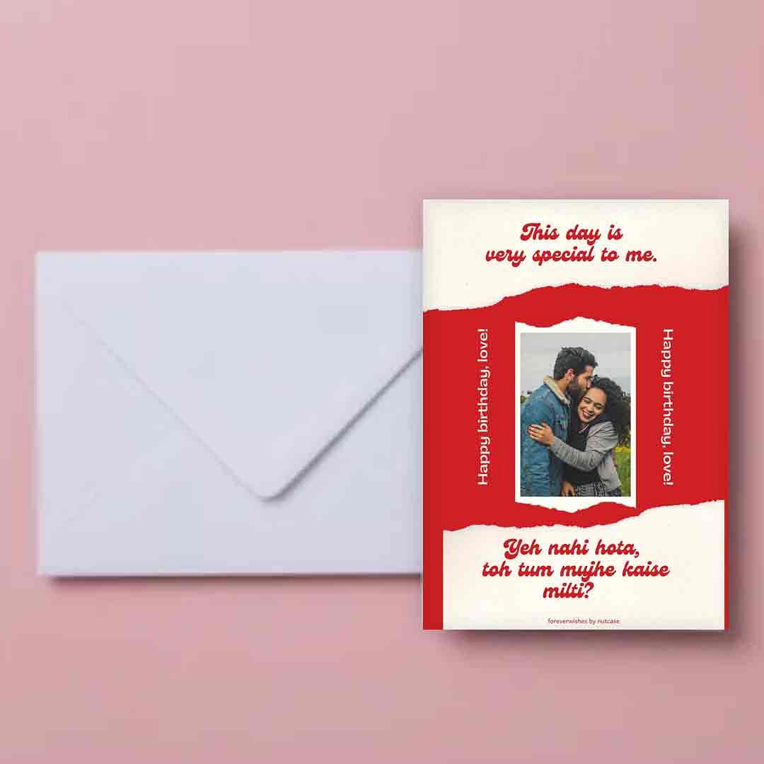 Personalized Birthday Cards for Her - Happy Birthday Love 0013 - Image 4