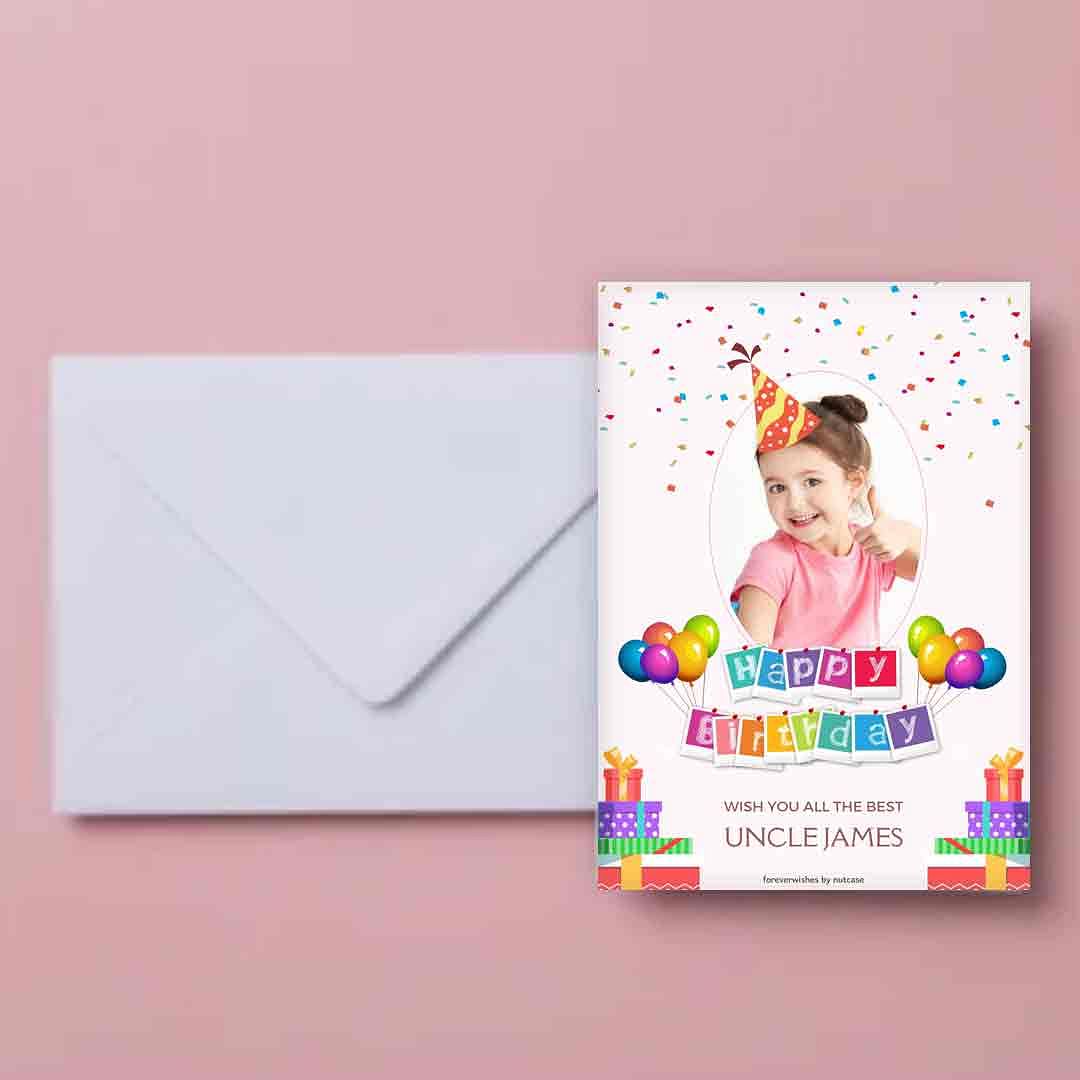 Personalised kids Birthday Cards for Birthday Wish - All The Best 0021 - Image 4