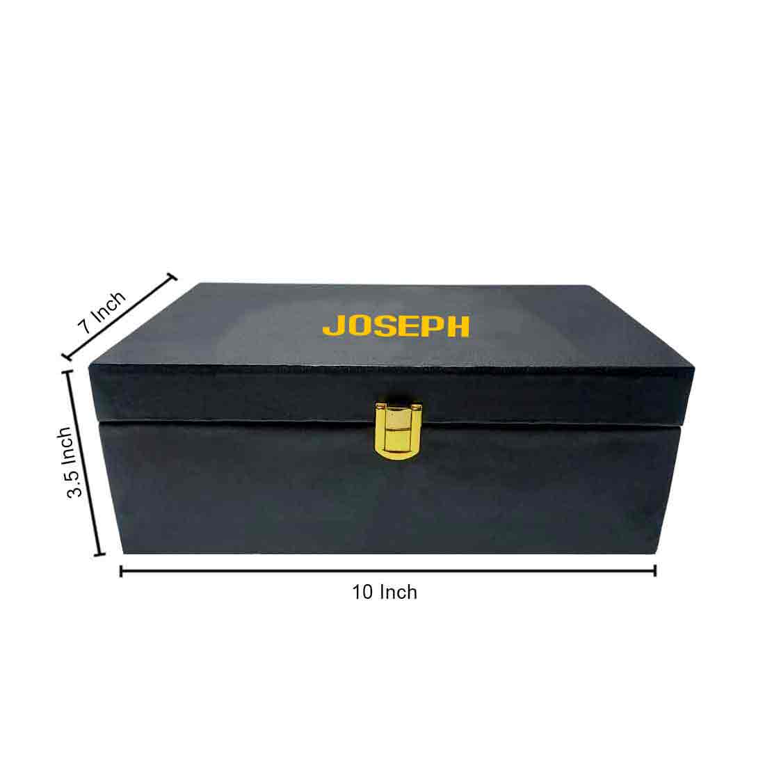 Personalized Black Gift Box for Women Add Your Name - Best Man - Image 4