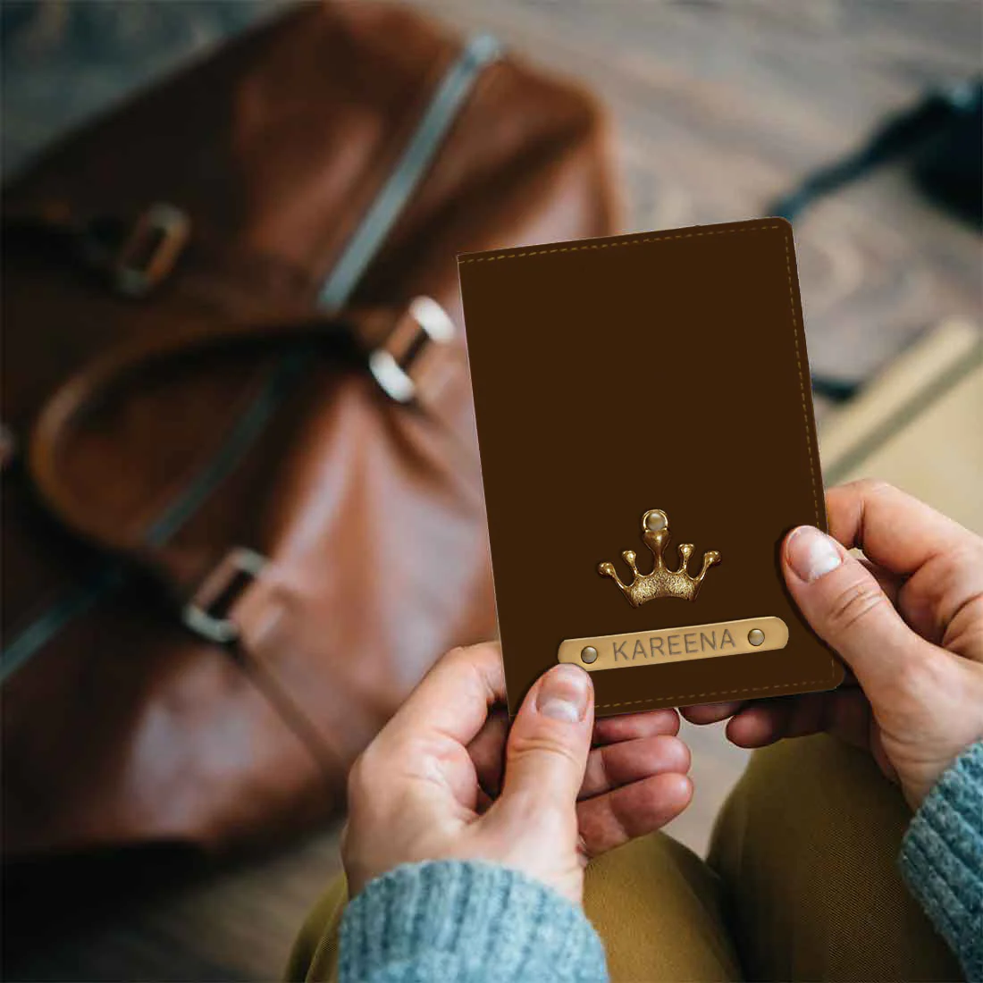 Personalised Passport Cover Charm with Name - Queen - Image 14