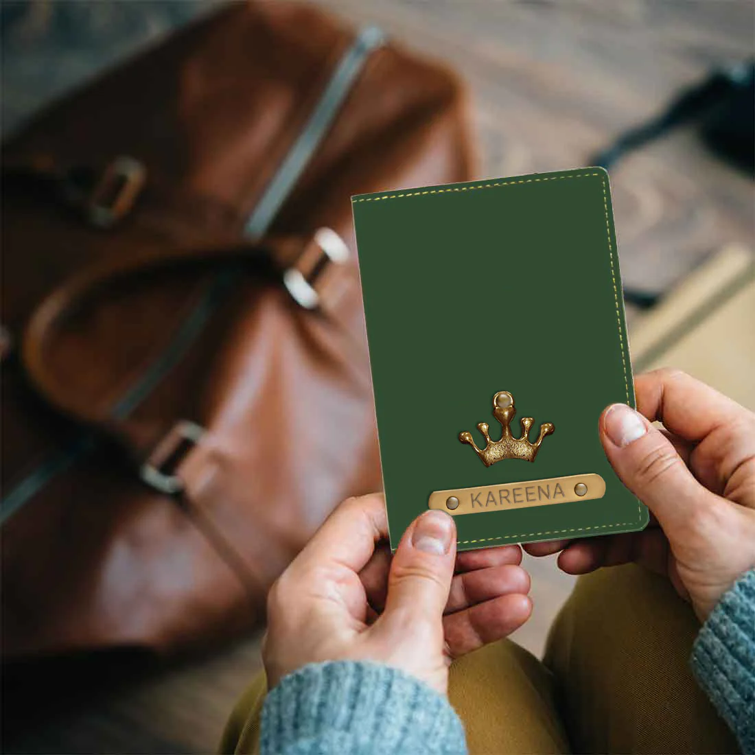 Personalised Passport Cover Charm with Name - Queen - Image 21