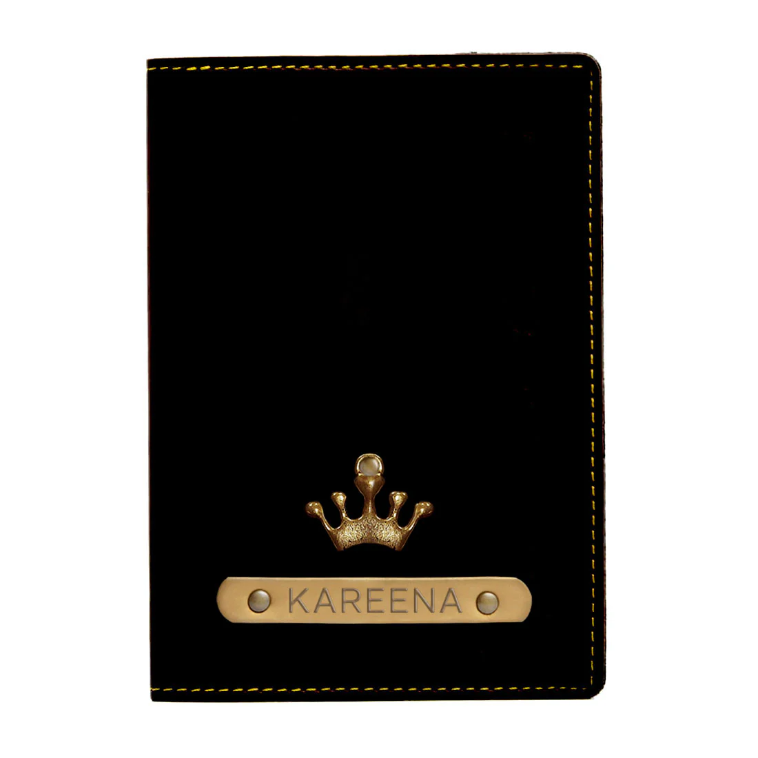 Personalised Passport Cover Charm with Name - Queen - Image 3