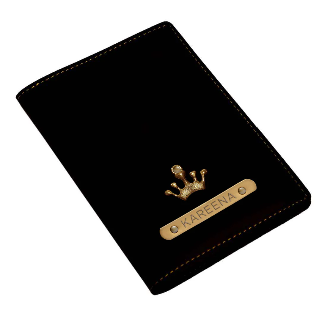 Personalised Passport Cover Charm with Name - Queen - Image 4