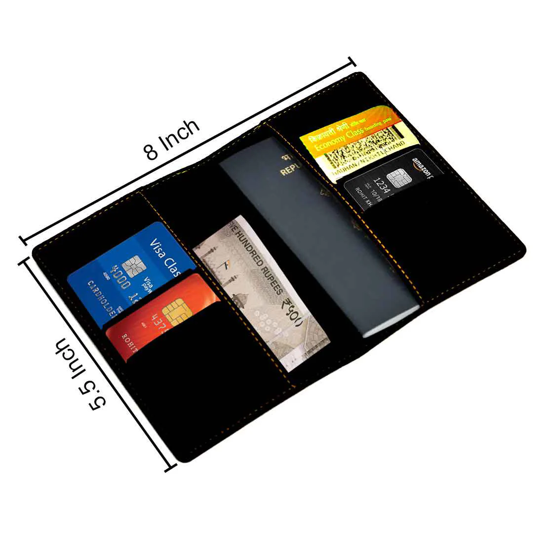 Personalised Passport Cover Charm with Name - Queen - Image 6