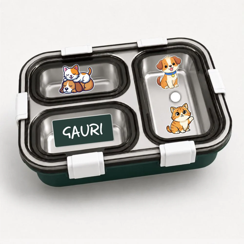 Personalised Childrens Lunch Box Stainless Steel Insulated Tiffin Box - Image 18