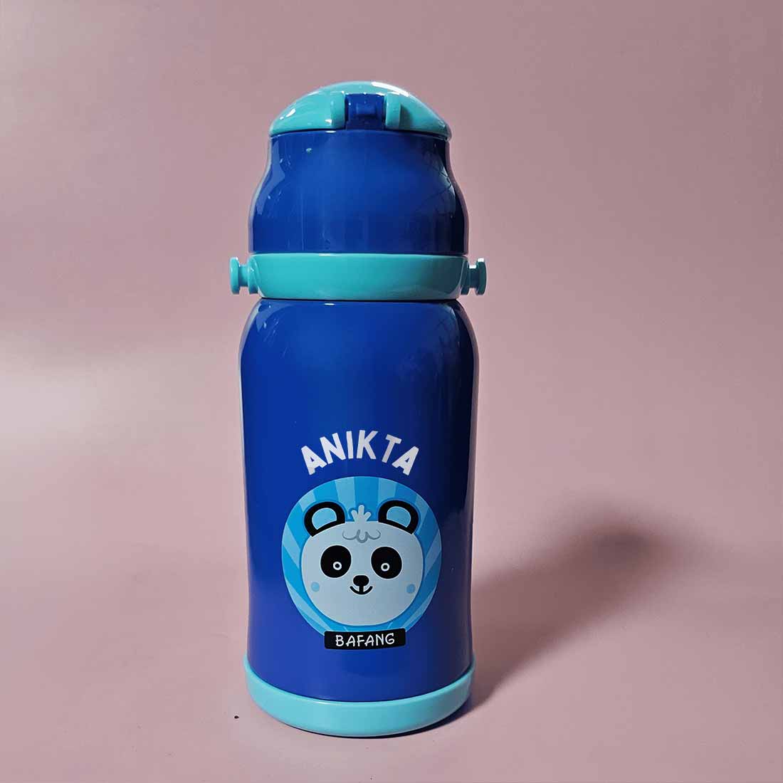 Personalised Childs Water Bottle with Name Printed Sipper Bottle for Kids - Image 7