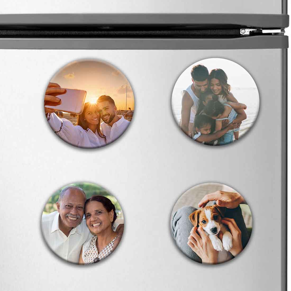 Personalised Fridge Magnets Photo Magnets for Fridge-7.5 cm - Image 2