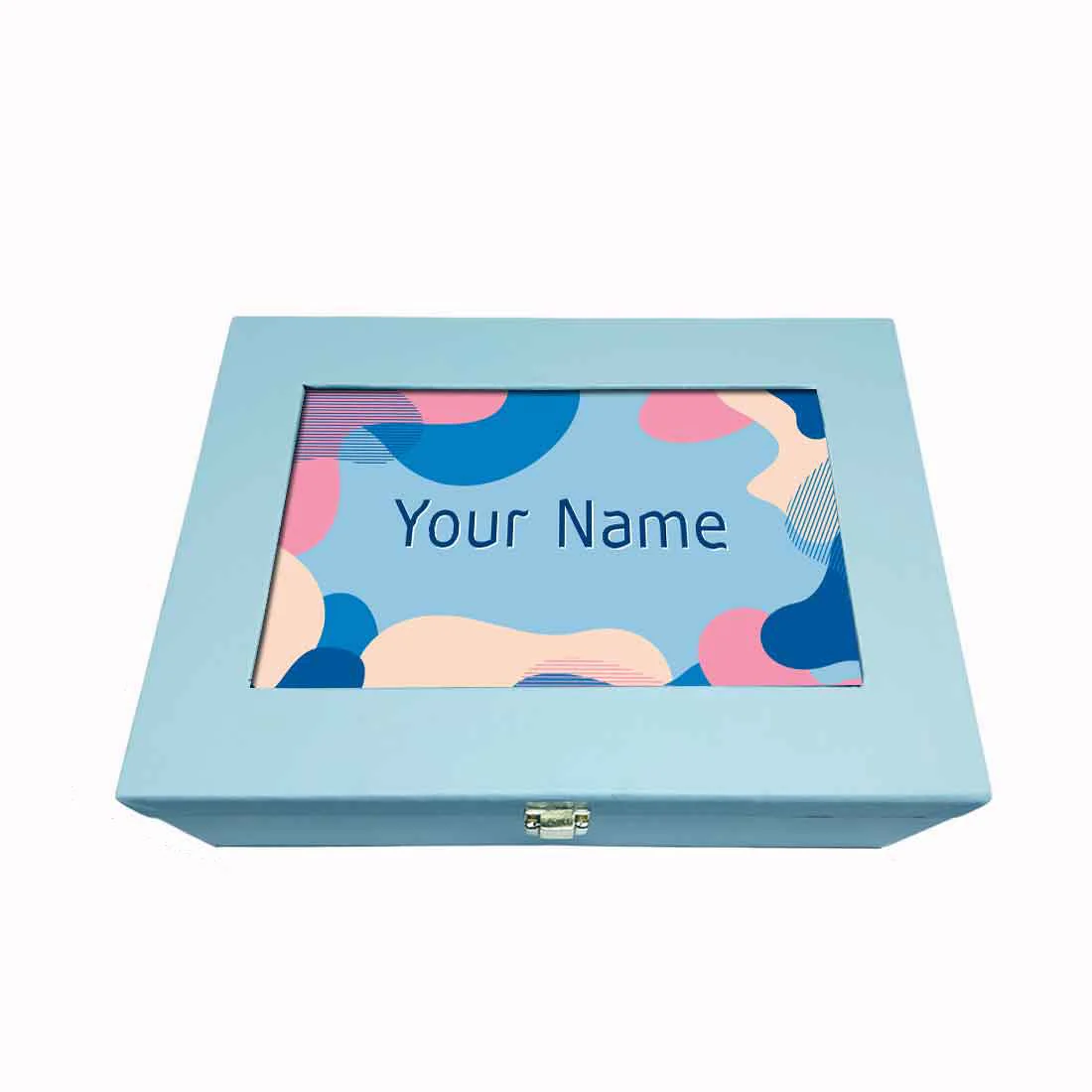 Decorative Personalised Jewellery Box for Gifting Women Girlfriend Add Your Name - Image 3