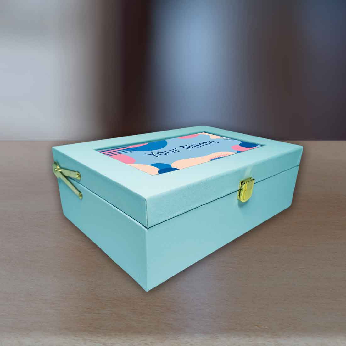 Decorative Personalised Jewellery Box for Gifting Women Girlfriend Add Your Name - Image 6