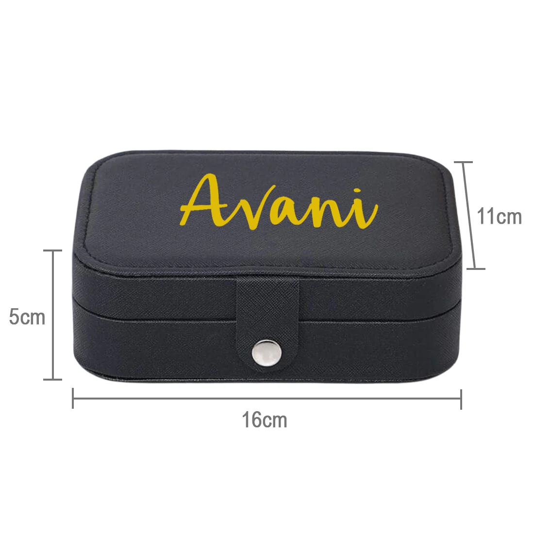 Personalised jewellery Box Organizer for Travel Storage Case for Rings Earrings and Pendants - Image 10
