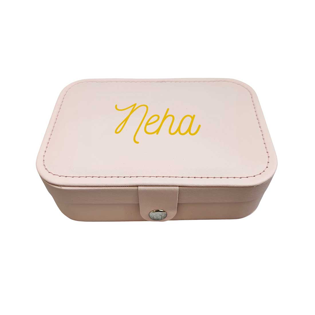 Personalized Jewellery Box Organizer For Travel jewelry Case for Earrings Pendant - Add Name - Image 7
