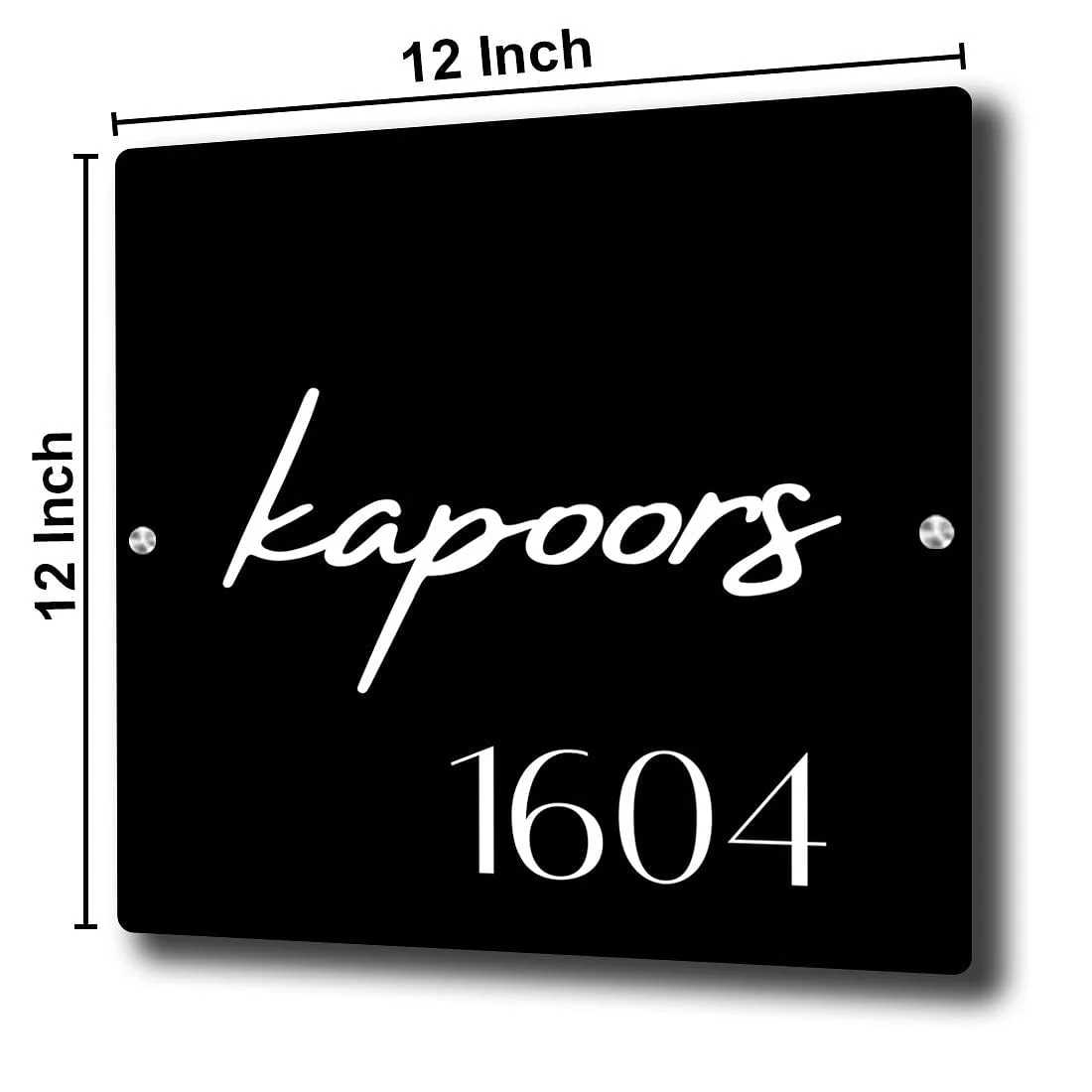 Customized Acrylic Name Plates for House Entrance-Acrylic - Image 3