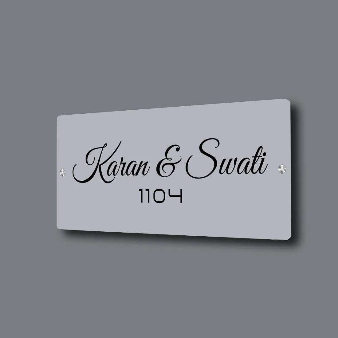 Personalised Door Nameplate for House Plates Home Entrance - Acrylic - Image 3