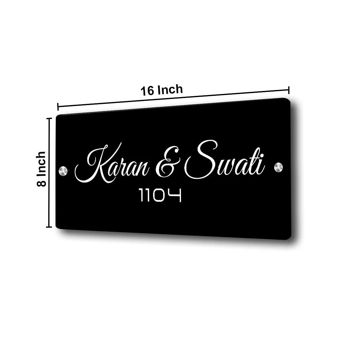 Personalised Door Nameplate for House Plates Home Entrance - Acrylic - Image 6