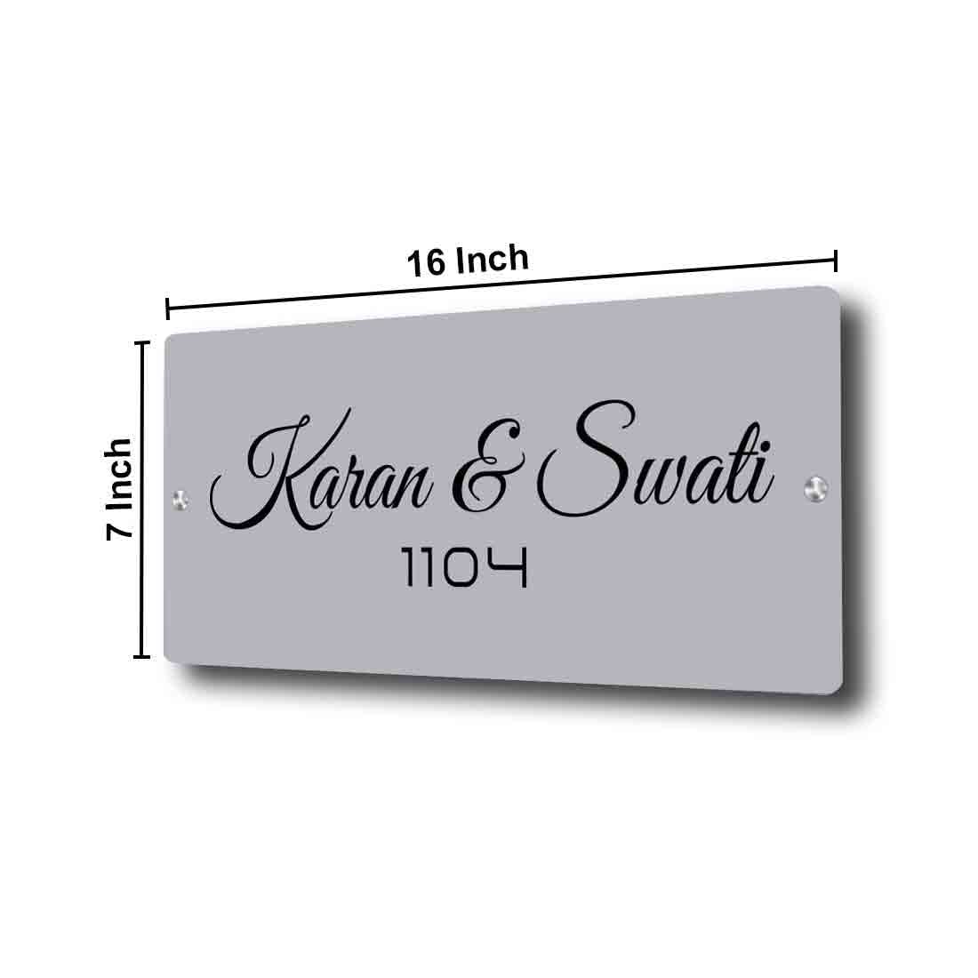 Personalised Door Nameplate for House Plates Home Entrance - Acrylic - Image 8