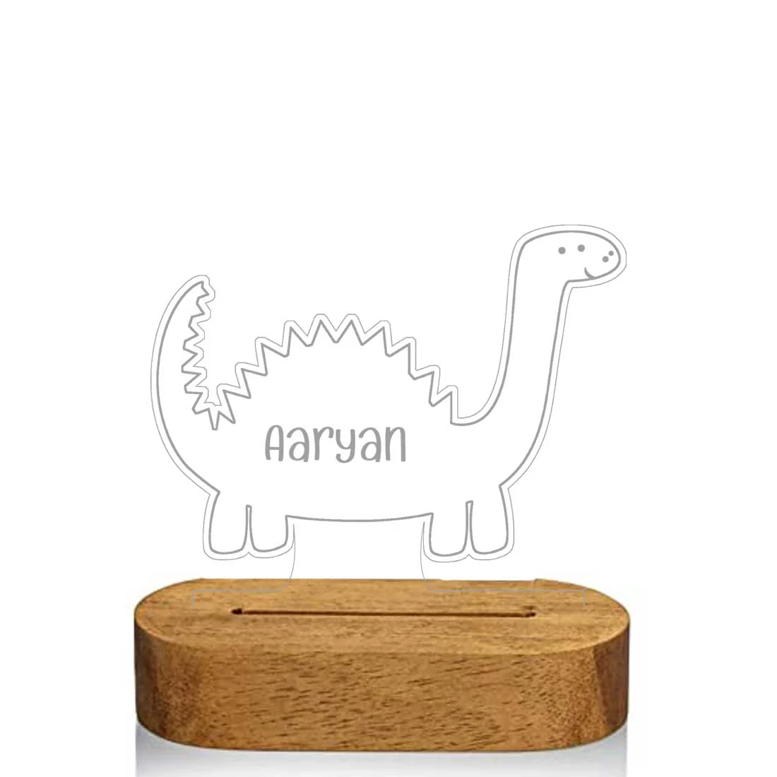 Personalised Night Led Lamp for Kids Room Custom Night Light - Dinosaur - Image 3