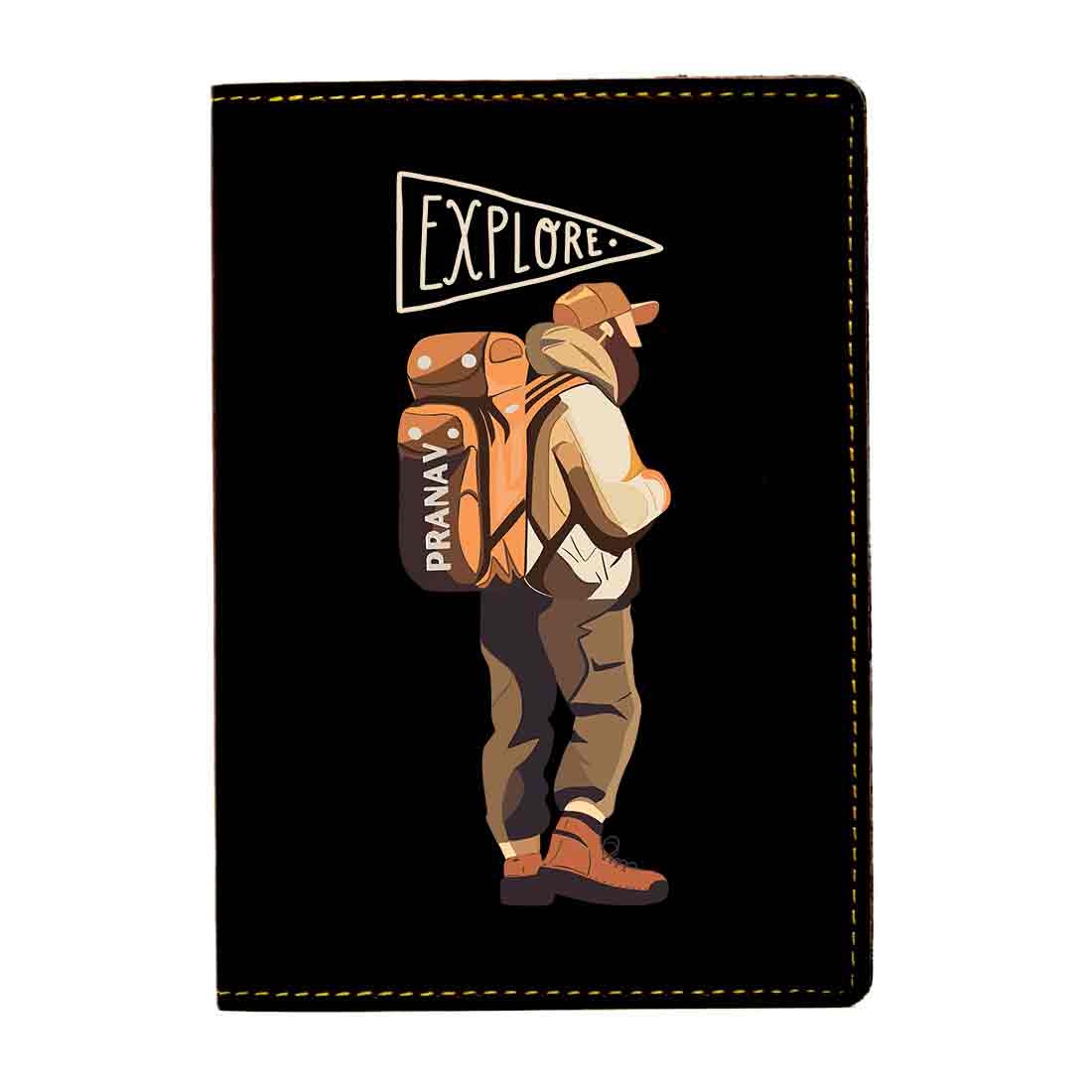 Personalised Passport Case PU Leather Custom Covers for Passports-Explore - Image 5
