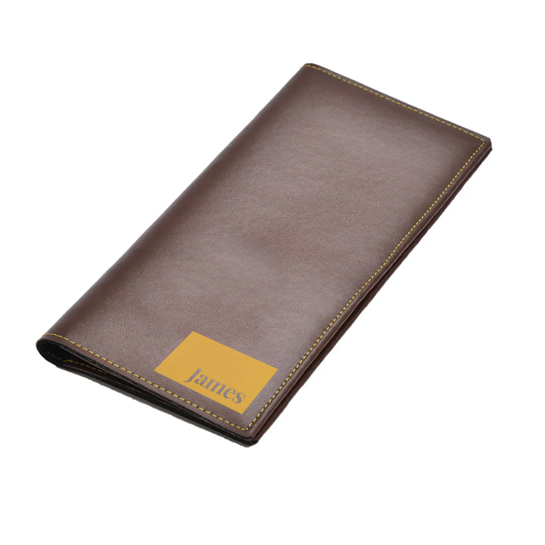Leather Customised Passport Case Travel Wallet Organizer - Name Box - Image 4