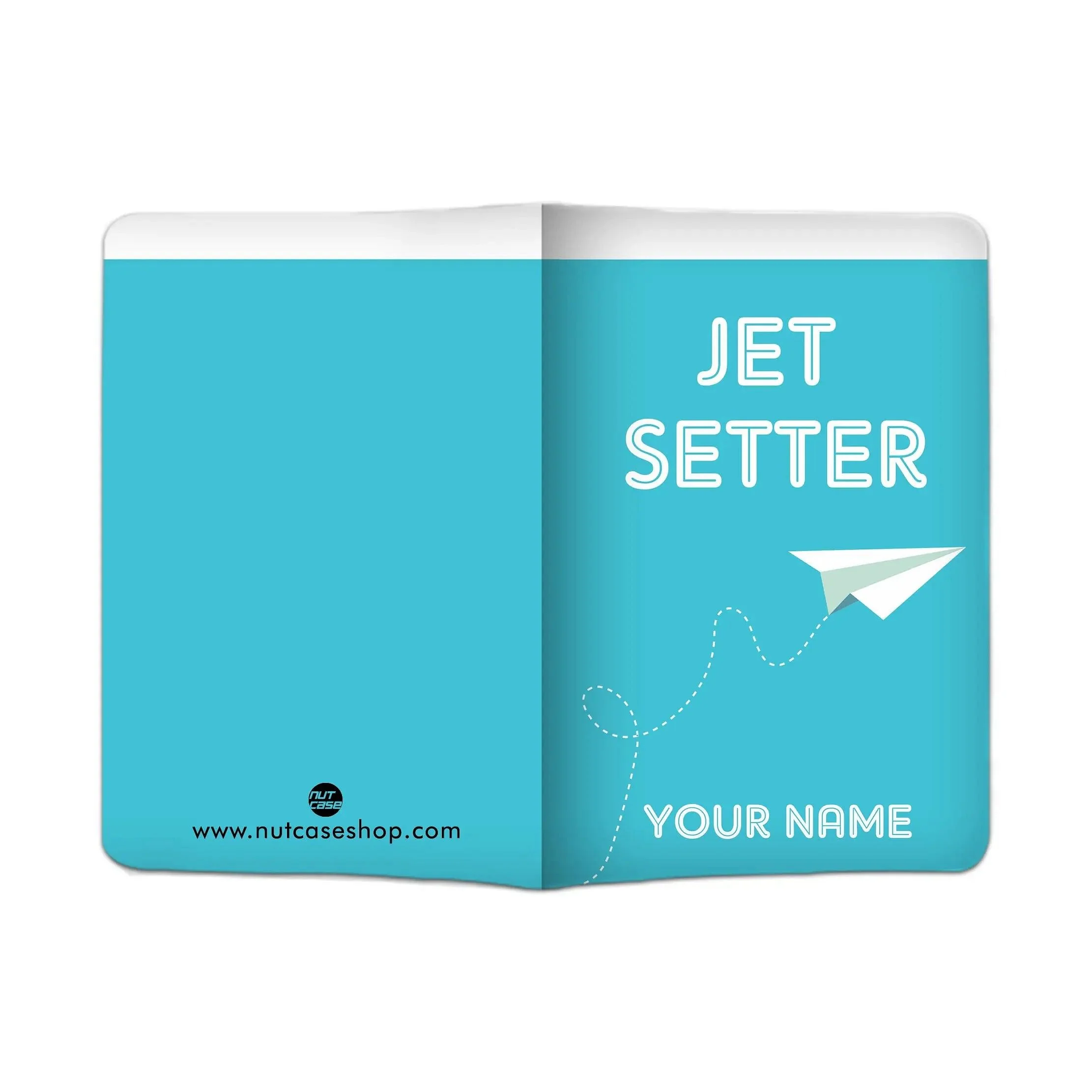 Modern Personalized Passport Cover - OH THE PLACES I'VE BEEN - Jet Setter - Image 3