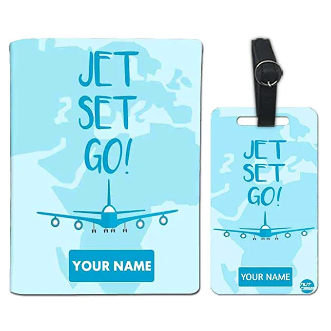Customized Travel Passport Cover - Jet Set Go - Image 4