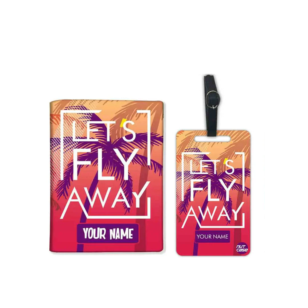 Nice Personalized Passport Cover - Let's Fly Away - Image 4