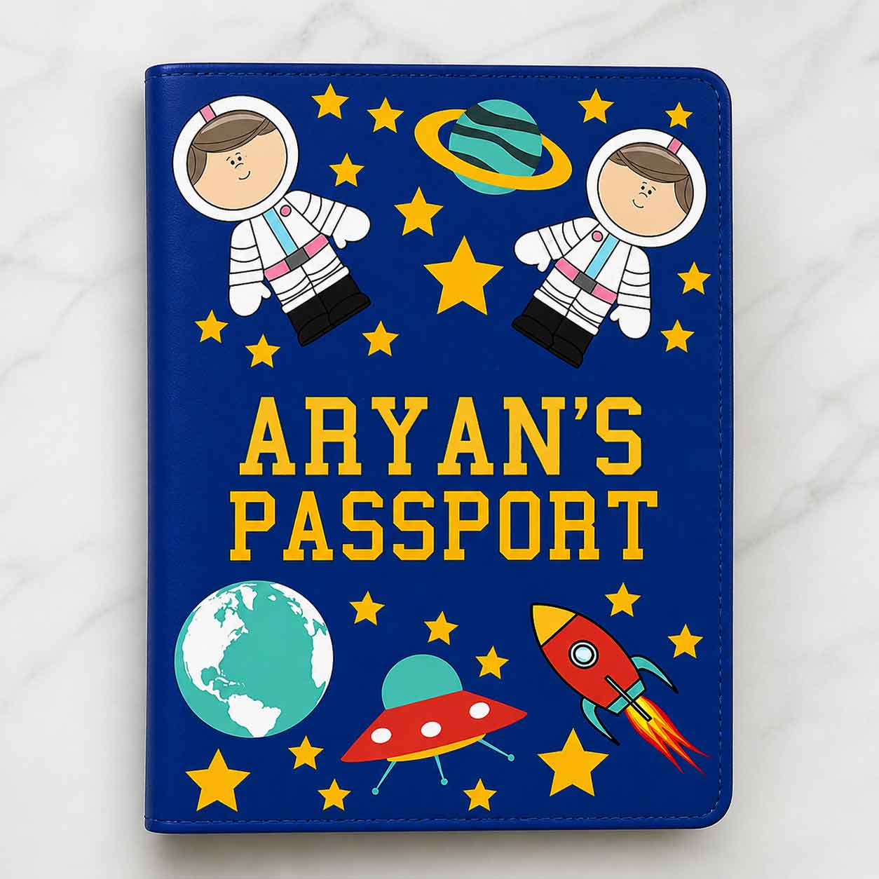 Customized Fancy Passport Holder - Space - Image 8