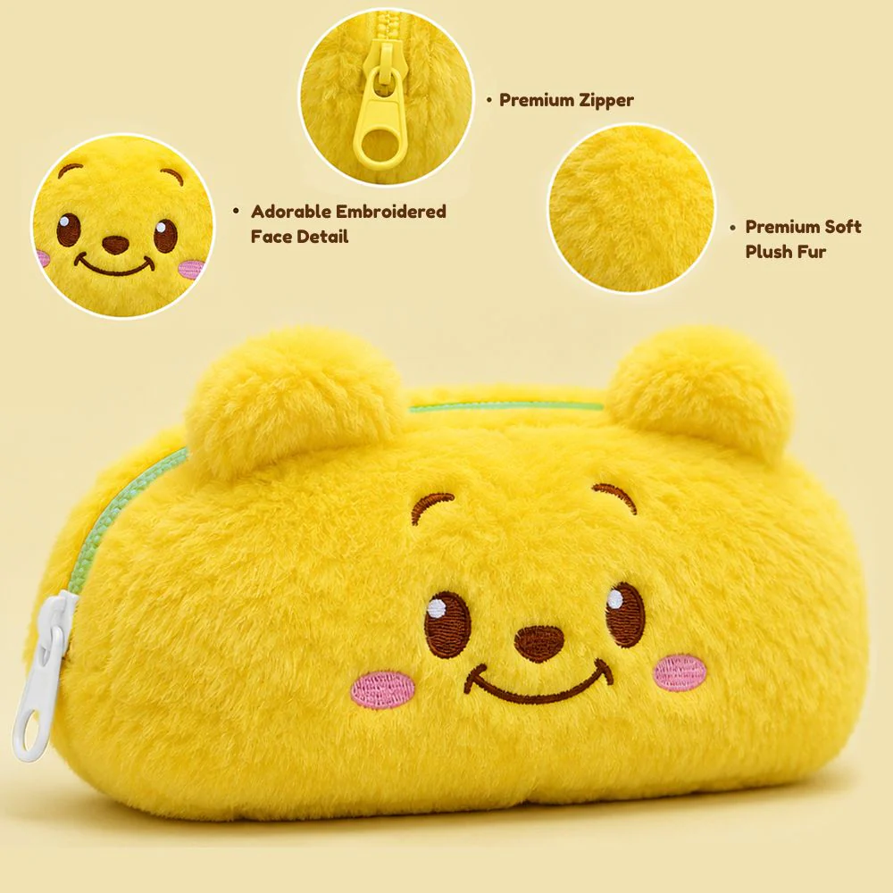 Personalised Pencil Pouch with 3D Ears & Custom Name | Birthday Gift for Kids | Plush Faux Fur - Image 14