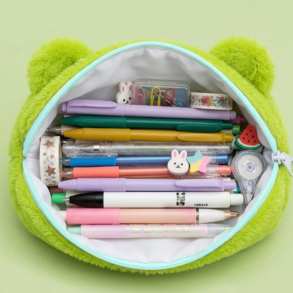 Personalised Pencil Pouch with 3D Ears & Custom Name | Birthday Gift for Kids | Plush Faux Fur - Image 19