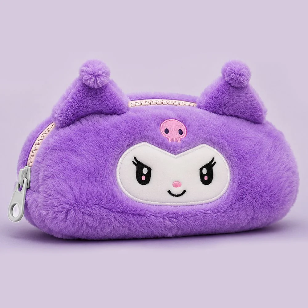 Personalised Pencil Pouch with 3D Ears & Custom Name | Birthday Gift for Kids | Plush Faux Fur - Image 25