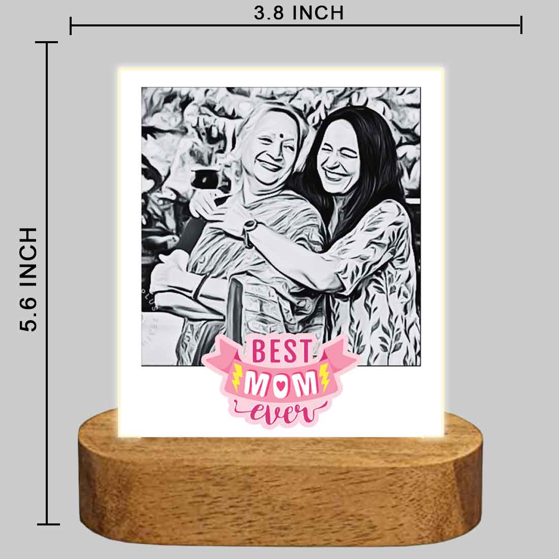 Personalised Photo Lamp For Mother's Day - Image 2