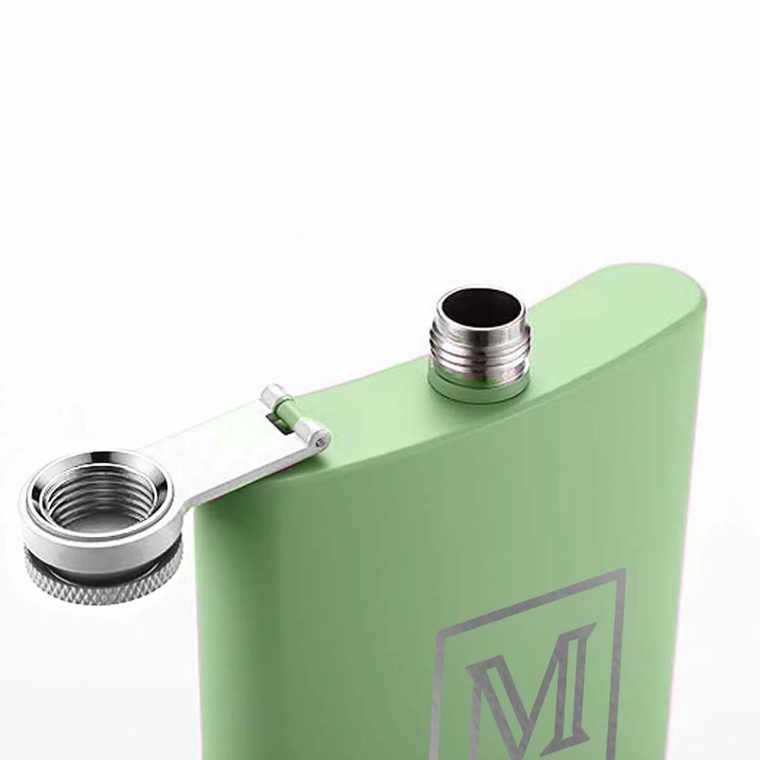 Personalised Pink Hip Flask with Funnel Stainless Steel 8OZ Whiskey Flask for Women - Image 9