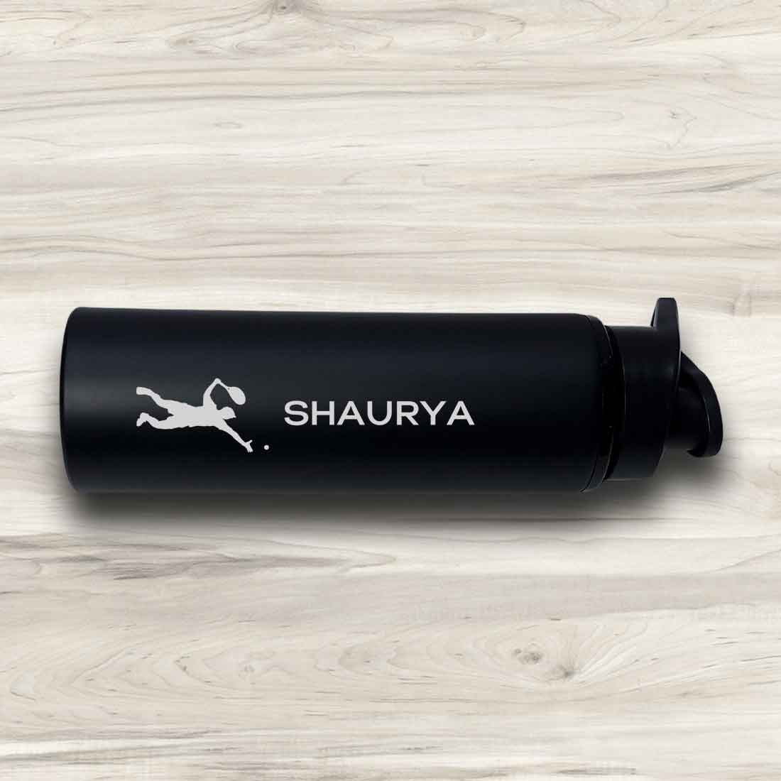 Personalised Stainless Steel Water Sipper Bottle for Fridge and Sports - Tennis Bottles - Image 6
