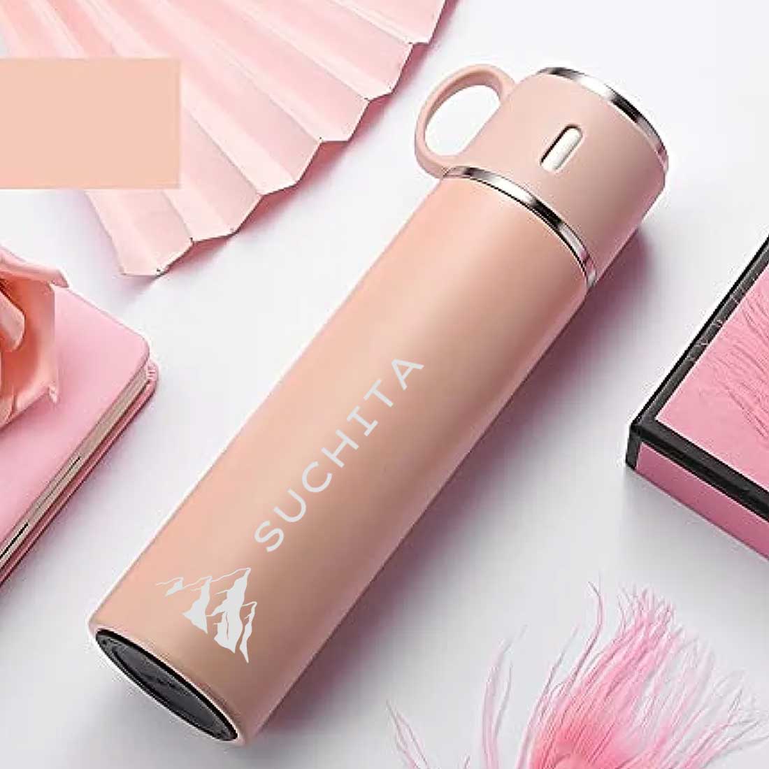 Personalised Tea Flask Thermos With 2 Cups Set - Mountain - Image 11