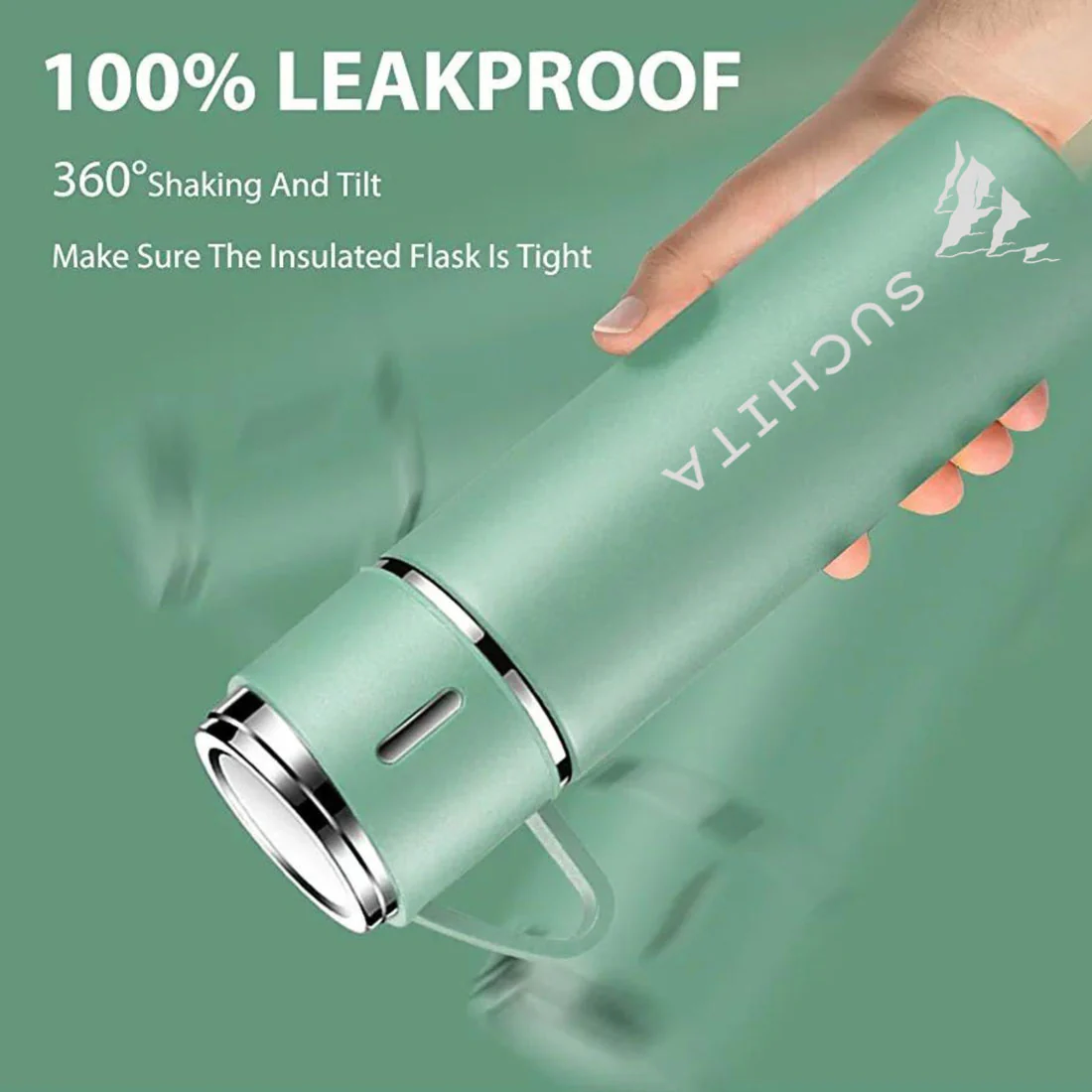 Personalised Tea Flask Thermos With 2 Cups Set - Mountain - Image 22