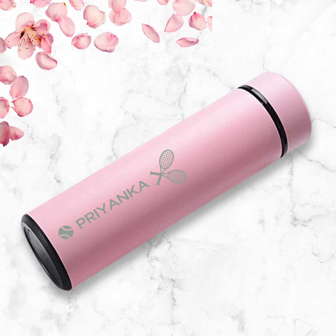 Personalised Tea Flask Thermal Hot & Cold With Temperature Display - Racket - Image 15