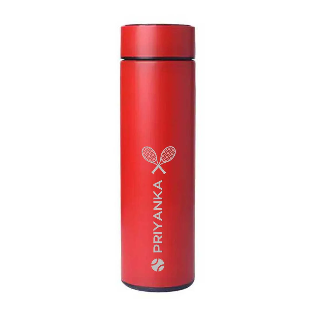 Personalised Tea Flask Thermal Hot & Cold With Temperature Display - Racket - Image 3