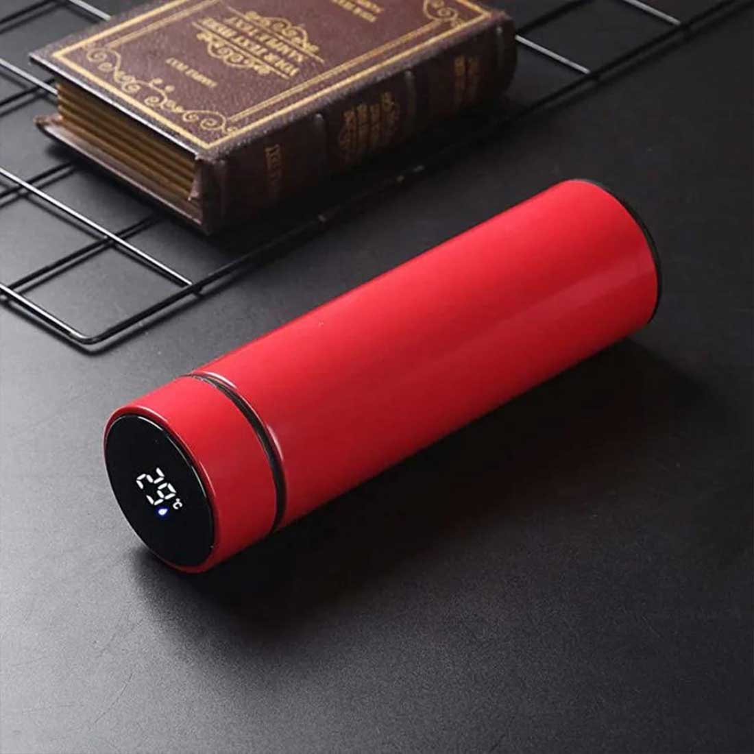 Personalised Tea Flask Thermal Hot & Cold With Temperature Display - Racket - Image 4