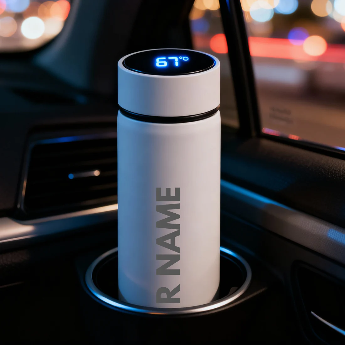 Personalised Thermal Flask for Tea with Temperature Display - ADD LOGO - Image 12