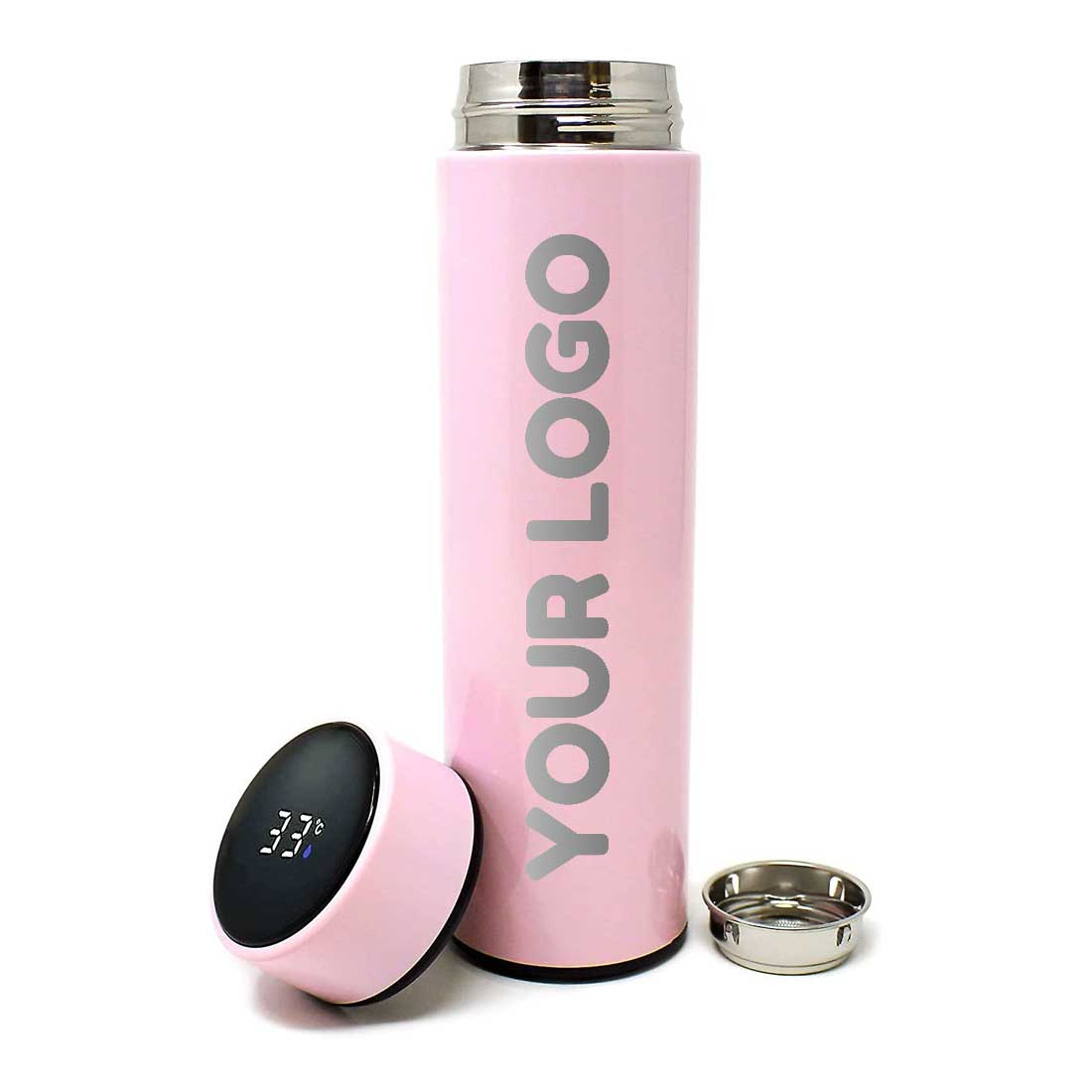 Personalised Thermal Flask for Tea with Temperature Display - ADD LOGO - Image 16