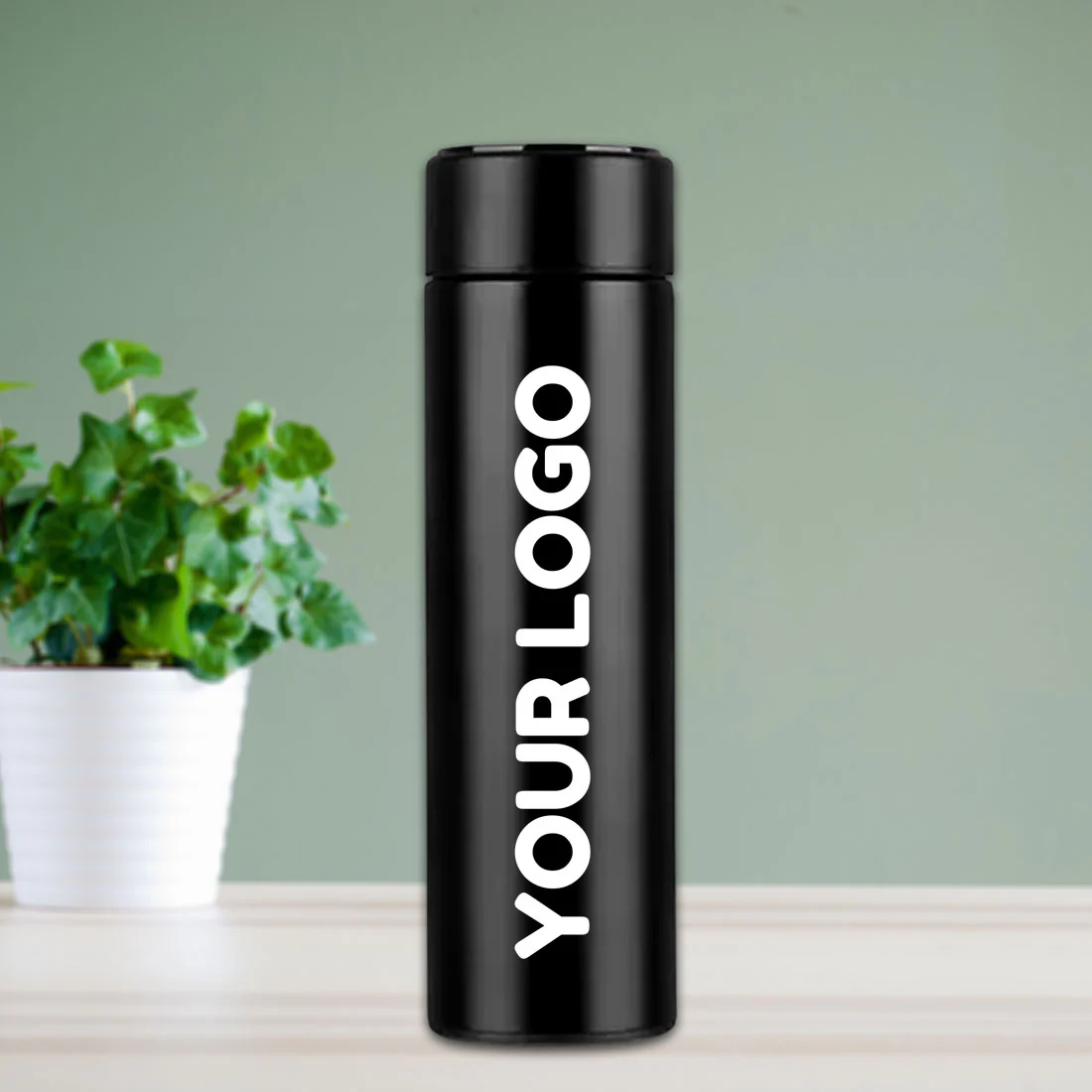 Personalised Thermal Flask for Tea with Temperature Display - ADD LOGO - Image 21
