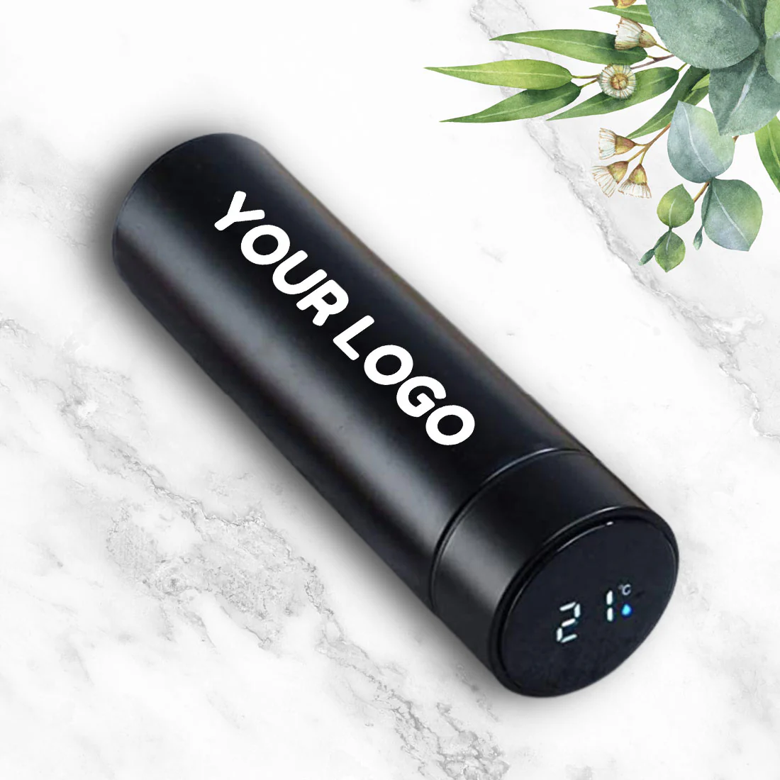 Personalised Thermal Flask for Tea with Temperature Display - ADD LOGO - Image 23