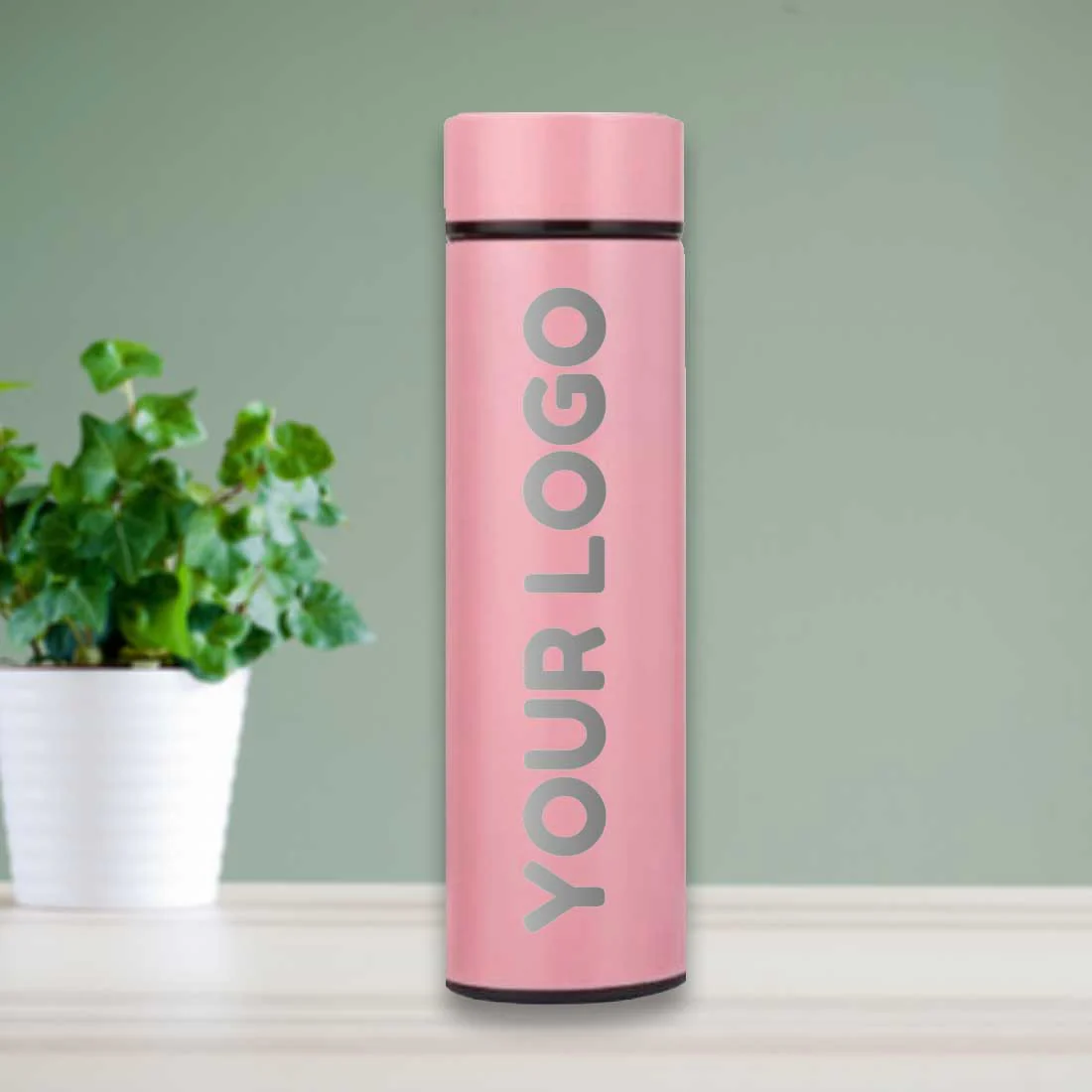 Personalised Thermal Flask for Tea with Temperature Display - ADD LOGO - Image 3
